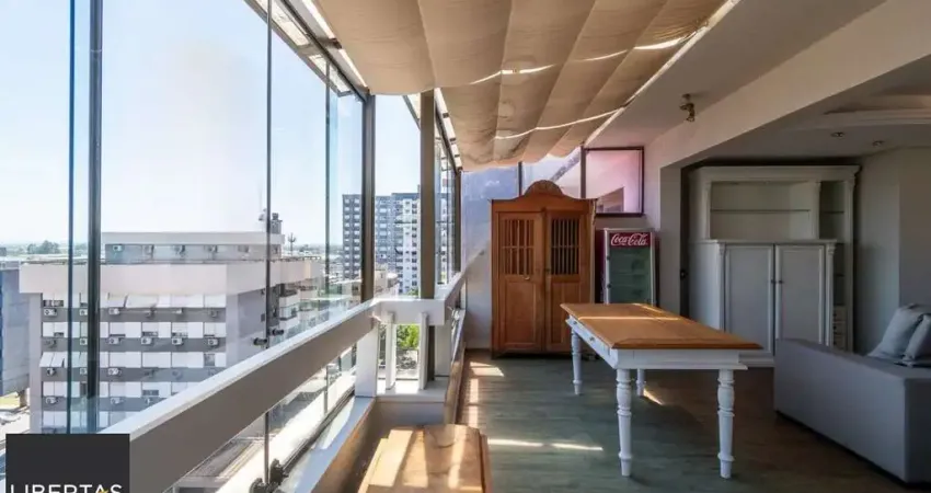 Cobertura com 3 dorm 189m² privativos 2 vagas individuais - jardim lindóia