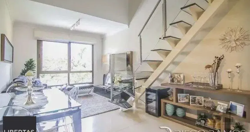 Cobertura à venda com 1 quarto 102 m²  Mobiliado Alto Padrão Rua Dario Pederneiras, Petrópolis, Porto Alegre