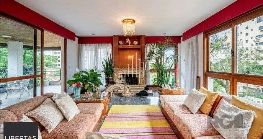 Apartamento  4 dormitórios, suite, de frente com sacada, 3 vagas de garagem, bairro Higienópolis - Porto Alegre