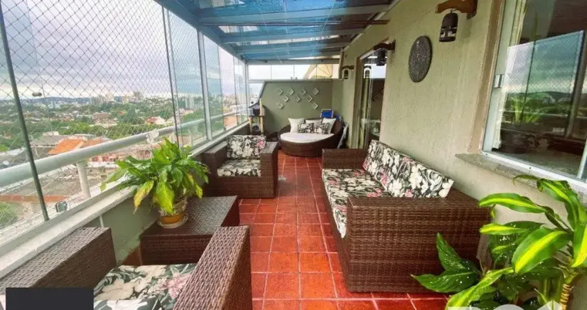 Cobertura de 2 dormitórios com terraço e vista panorâmica.