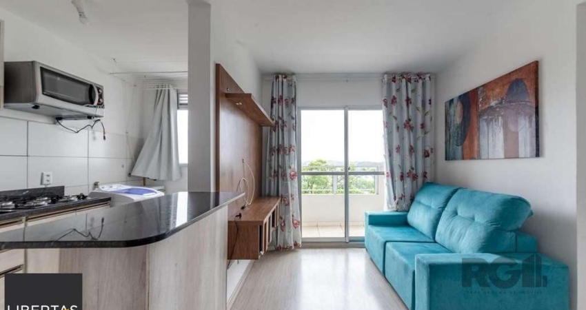 Apartamento 2 dormitórios e uma vaga no bairro morro santana com sacada.