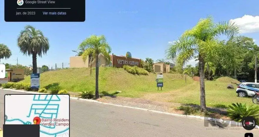 Terreno em condomínio com 385,88m² no Residencial Verdes Campos.