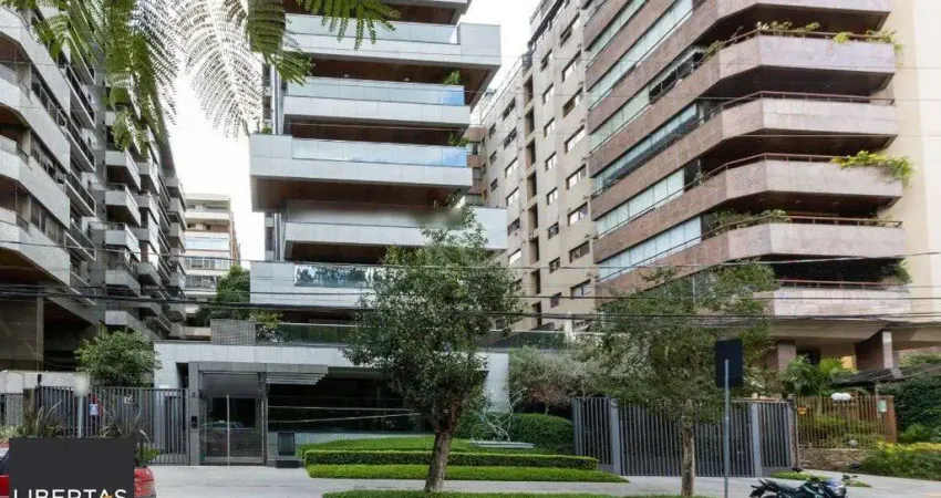 Apartamento mobiliado, com cerca de 256,42m² privativos e com 3 suítes,