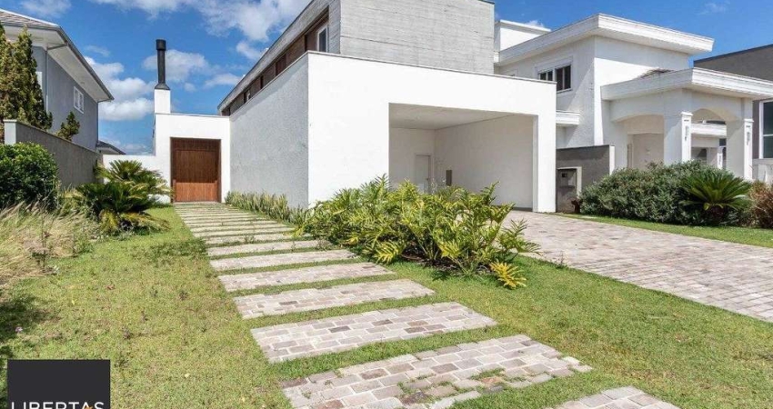 Casa condomínio | Terraville | Mobiliada | Fundo lago | 4 suites |