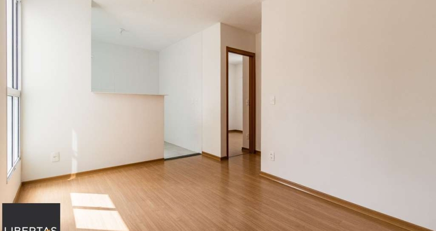 Apartamento de 2 dormitórios, 40,23m², 1 vaga de garagem e 1 vaga p/ visitante