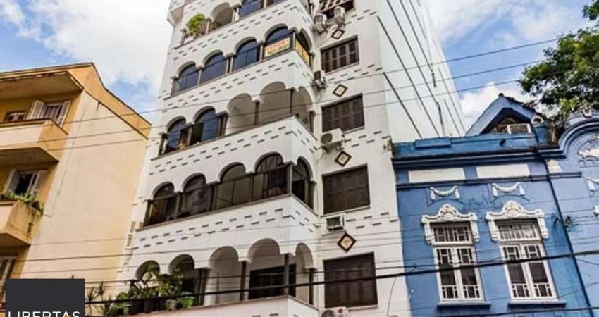 1 dormitório,andar alto,mobiliado, na Rua Sarmento Leite,Cidade Baixa