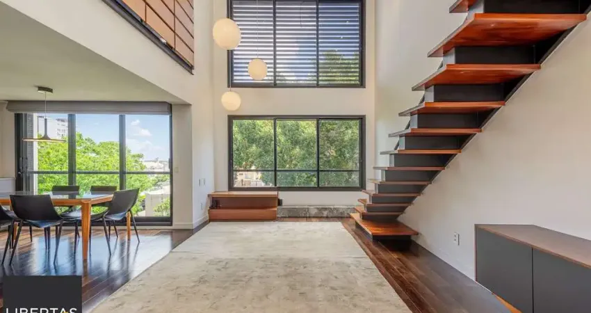 Cobertura com 115m² e 2 dormitórios, 2 suítes, 1 vaga
