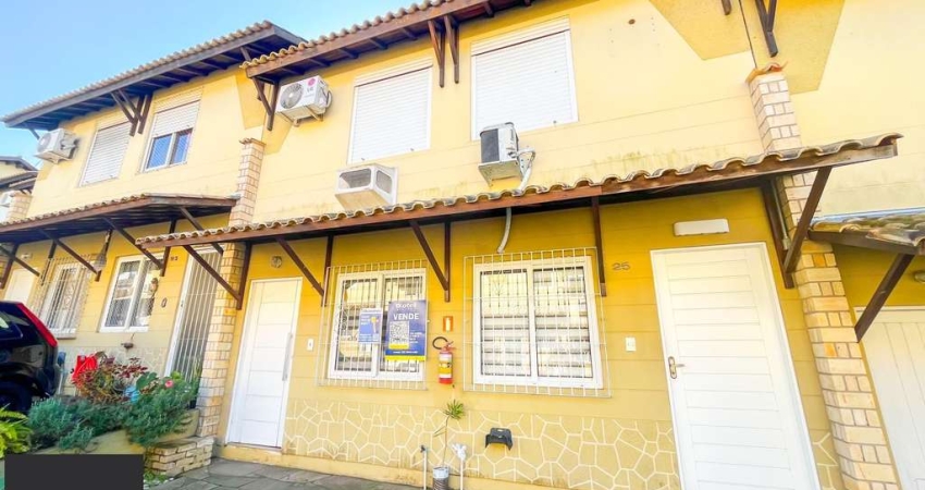 Casa de dois quartos, uma vaga de garagem, em condomínio fechado em Porto Alegre