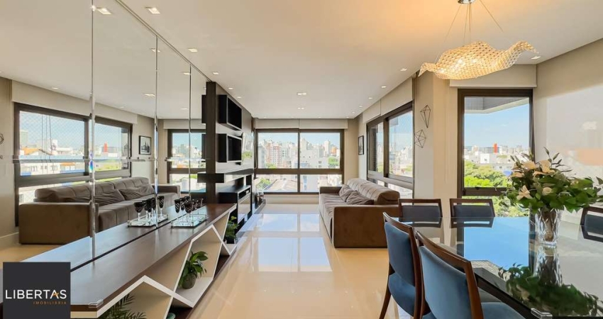 Belíssimo apartamento mobiliado com 2 suítes e 2 vagas a venda no bairro Petrópoilis.