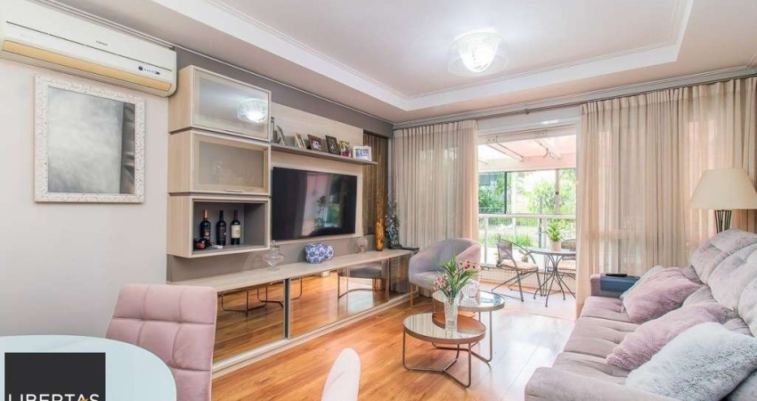 Apartamento Garden com 107m² e 3 dormitórios, 1 suíte, 2 vagas