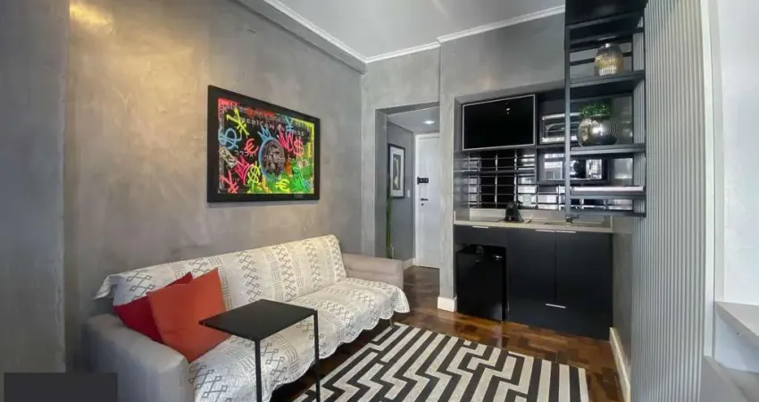 Apartamento mobiliado e moderno no Lido Studios – Próximo à UFRGS e Santa Casa