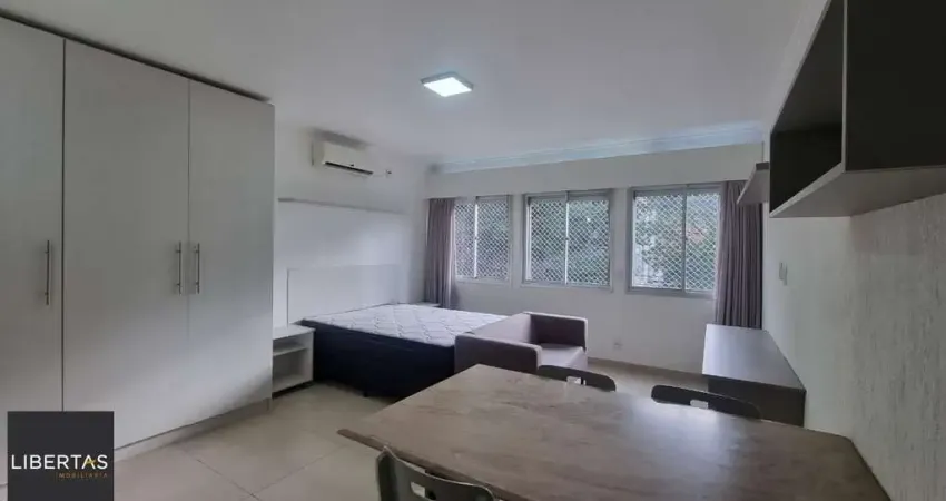 Apartamento studio completamente mobiliado, condomínio baixo, Bairro Auxiliadora