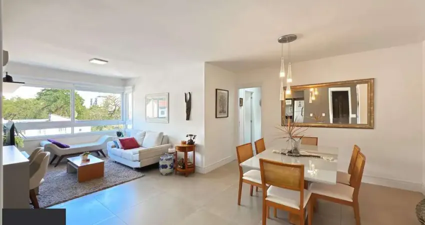 Apartamento 03 suítes bairro cristal, 88,97m² de área privativa, semimobiliada e 02 vagas de garagens cobertas.