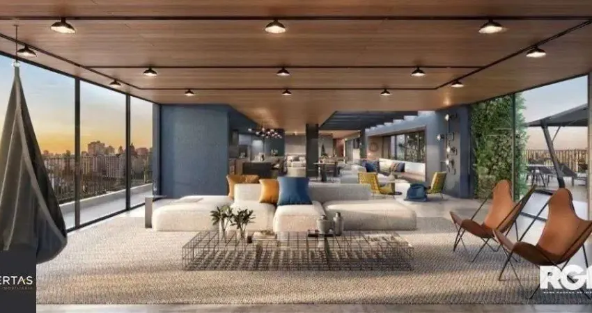 Apartamento 2 dormitório novo com garagem no  bairro cidade baixa