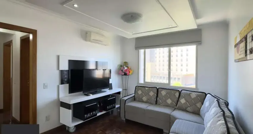Apartamento mobiliado de 71m², com 2 dormitórios, sendo 1 suíte e vaga no centro