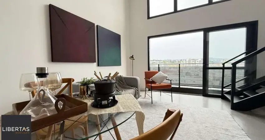 Apartamento duplex  em andar alto com 01 vaga de garagem escriturada