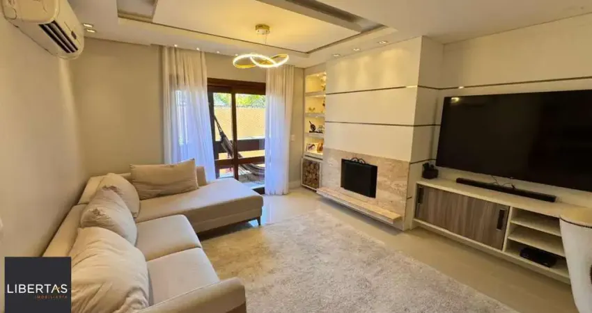 Casa semimobiliada 3 dorm em condomínio fechado no jardim planalto