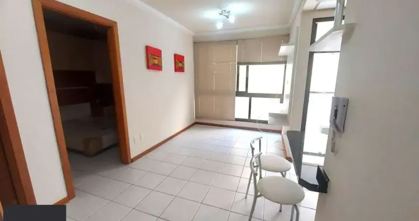Apartamento no jardim botânico de 1 dormitório semi mobiliado