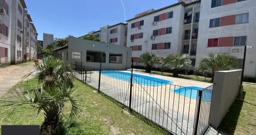 Apartamento com piscinas, churrasqueira e sacada por r$117 mil