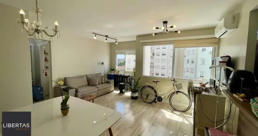 Apartamento semi-mobiliado com suíte e infraestrutura completa