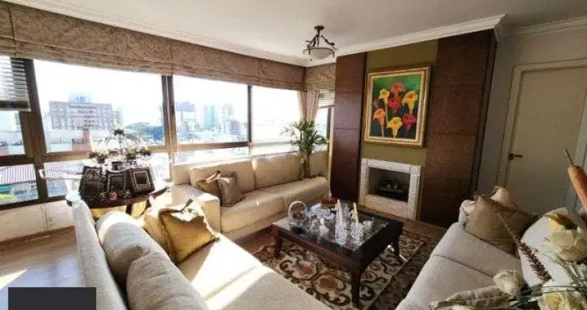 Apartamento de 196,96m², 3 dormitórios, 2 suítes, lareira,  3 vagas cobertas, no costa amalfitana.