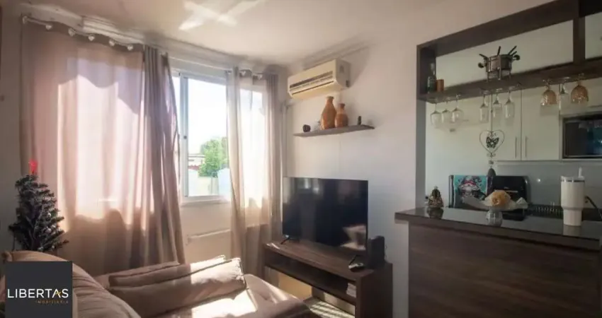 Apartamento mobiliado de 3 dormitórios, 1 suíte e 1 vaga no bairro cristal