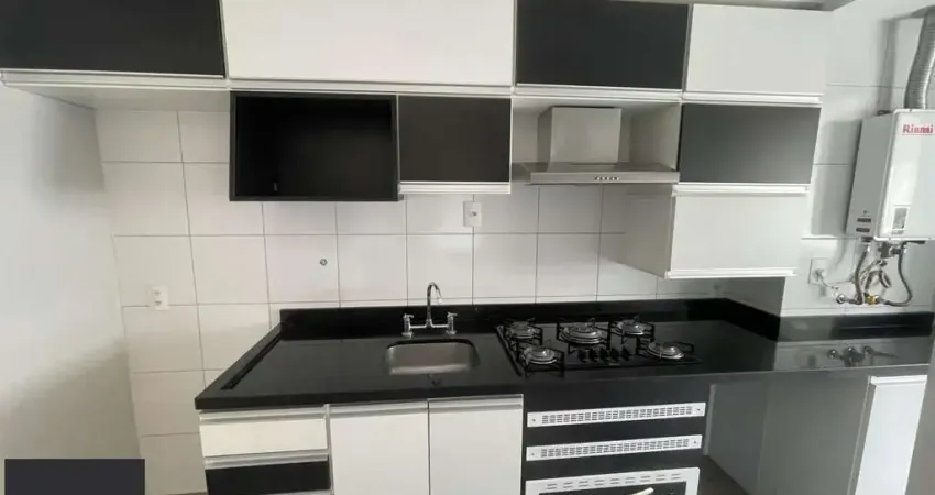 Impecável apartamento semimobiliado, 2 dormitórios, 2 banheiros e 1 vaga coberta