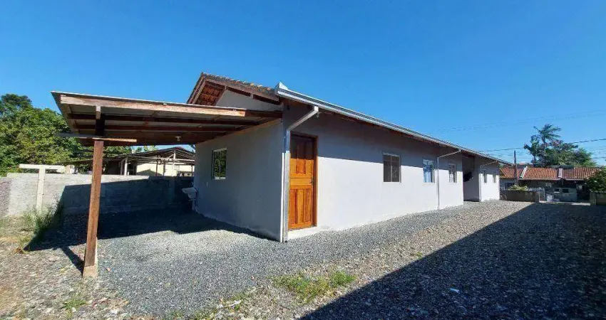 Casa com 2 dormitórios para alugar, 36 m² por R$ 1.200 + taxas/mês - Jardim Paraíso - Joinville/SC