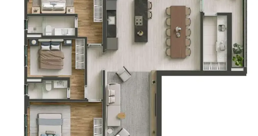 Apartamento com 3 quartos à venda na Rua Benjamin Constant, 975, América, Joinville