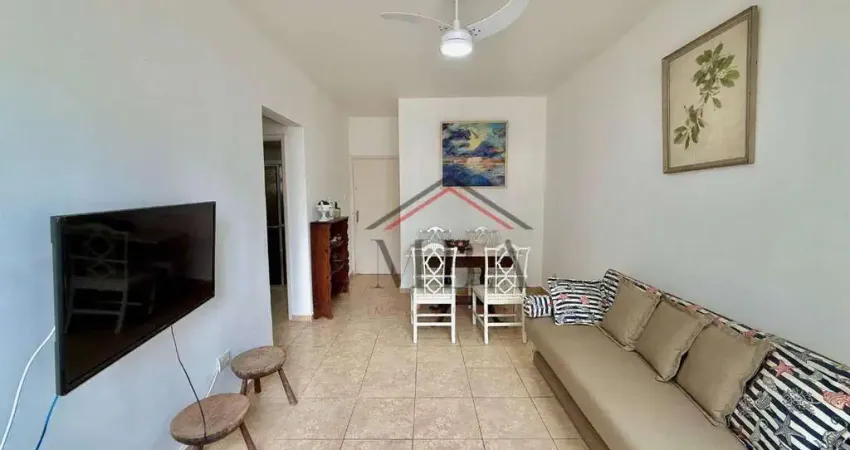 LOCAÇÃO ANUAL - Apartamento com 1 dormitório para alugar, 50 m² por R$ 2.500/mês - Praia das Pitangueiras - Guarujá/SP