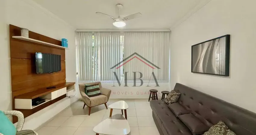 LOCAÇÃO ANUAL - Apartamento com 2 dormitórios para alugar, 85 m² por R$ 3.800/mês - Praia das Pitangueiras - Guarujá/SP