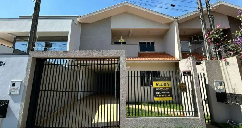 Sobrado 3 quartos para aluguel no bairro jardim gisela em toledo por r$ 3.500,00