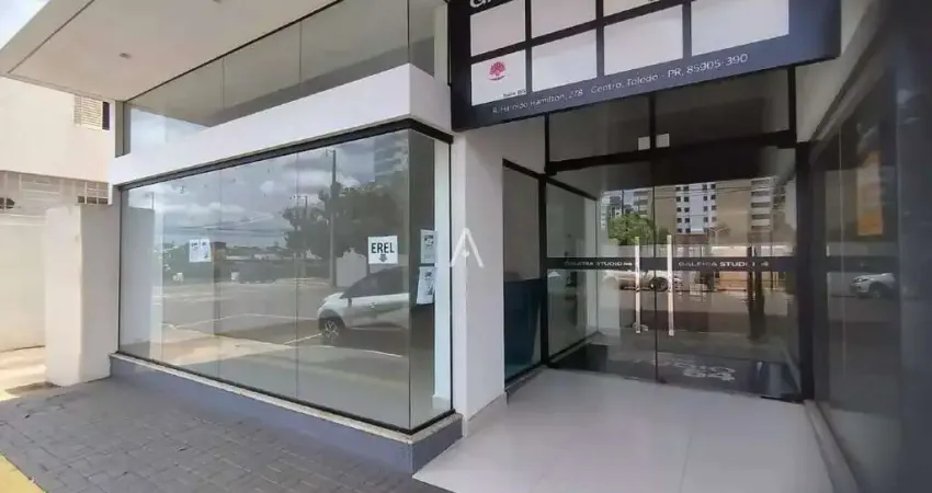 Sala comercial para aluguel no bairro centro em toledo por r$ 1.150,00