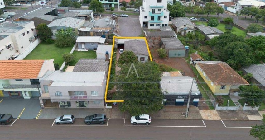 Terreno Comercial no Centro de Cascavel - Pr., com 513,50 m², por R$ 1.350.000,00