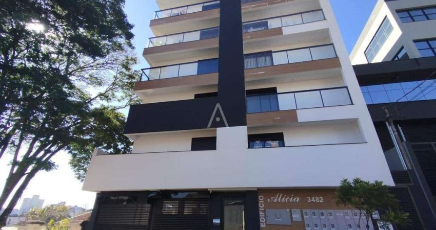 Apartamento mobiliado à venda com 1 suíte e 1 quartos, localizado no Bairro Cancelli, em Cascavel - Pr