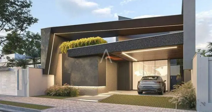 Casa alto padrão à venda, com 3 suítes e piscina, localizada no Tropical II, em Cascavel - Pr., por R$ 2.340.000,00