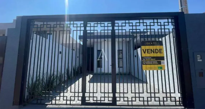 Casa à venda com 1 suíte e 2 quartos planejados no bairro Esmeralda, Cascavel - Pr, R$ 430.000,00