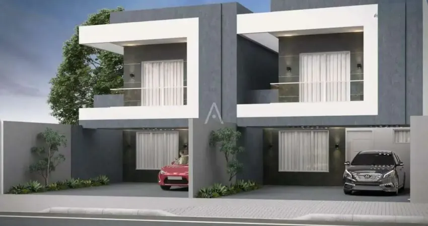 Sobrado à venda com 3 suíte, sendo uma master com closet, localizado no paraiso tropical, em cascavel - pr., por r$ 890.000,00