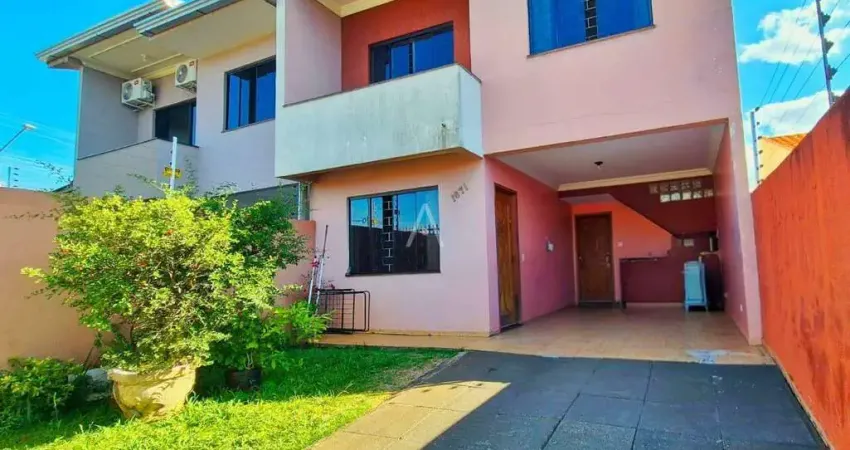 Sobrado à venda com 1 suíte e 2 quartos, localizado na região do lago, em cascavel - pr., por r$ 600.000,00