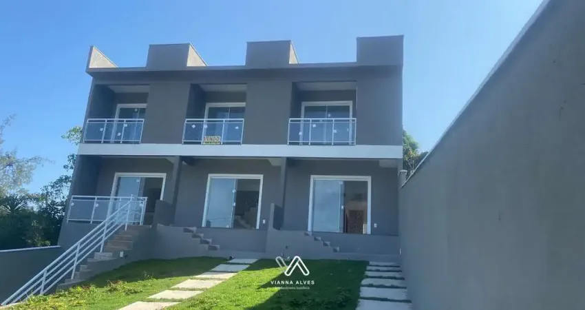 Casa com 2 suítes à venda, 72,60m² por R$ 335.000 - Parque Nanci - Maricá/RJ