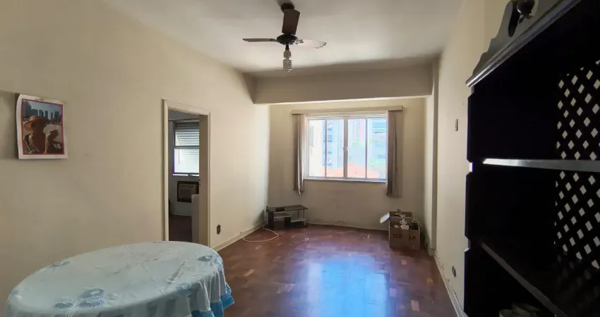 Amplo apartamento com 95m² – 2 dormitórios + vaga com manobrista – santos/sp