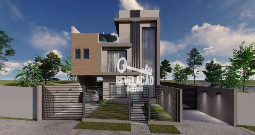 Sobrado com 3 dormitórios à venda, 126 m² por R$ 750.000,00 - Boqueirão - Curitiba/PR