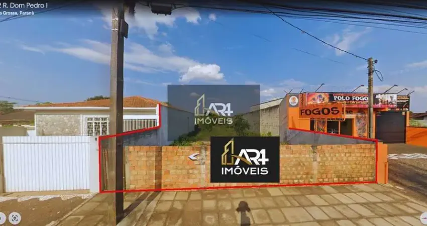 Terreno à venda, 498 m² por r$ 380.000,00 - oficinas - ponta grossa/pr