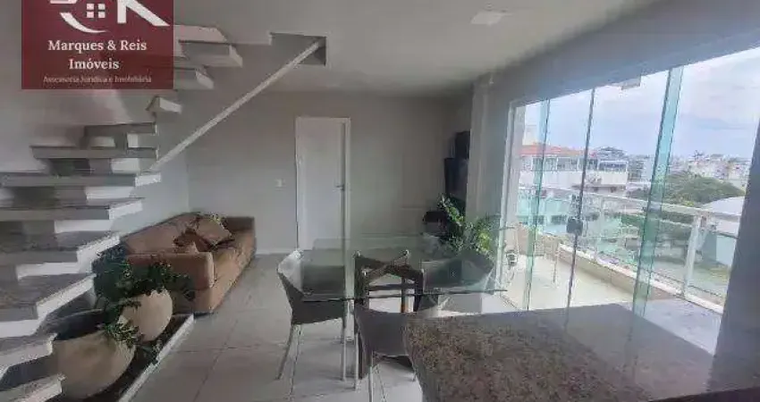 Cobertura com 3 dormitórios à venda, 140 m² por r$ 950.000,00 - centro - cabo frio/rj