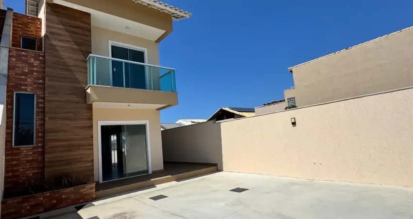 Casa duplex independente lançamento em cabo frio aceita financiamento bancário