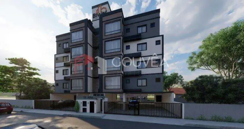 Apartamento para venda em piçarras, itacolomi, 2 dormitórios, 1 suíte, 2 banheiros, 1 vaga