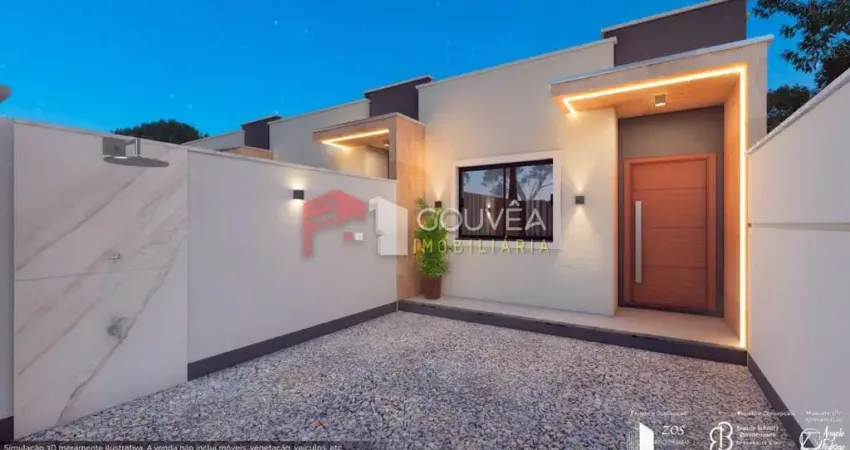 Casa geminada para venda em navegantes, meia praia, 2 dormitórios, 1 suíte, 2 banheiros, 1 vaga