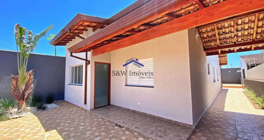 Casa com 3 quartos, balneário gaivotas, itanhaém - r$ 599 mil, cod: 134