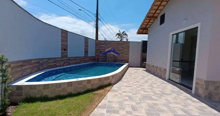 Casa com 3 quartos, bopiranga, itanhaém - r$ 490 mil, cod: 358