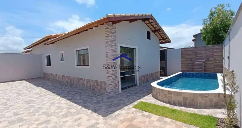 Casa com 3 quartos, bopiranga, itanhaém - r$ 480 mil, cod: 357